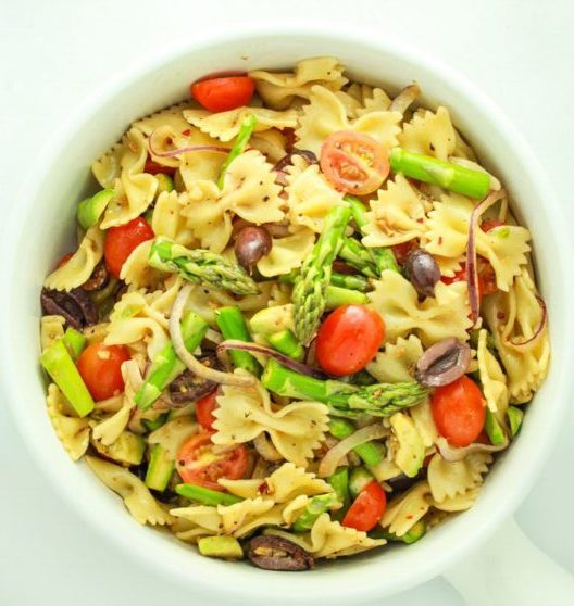pastasalade - vegan gerechten - vegan recepten - veganistische gerechten - veganistische recepten - vegan