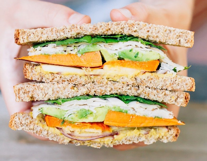recept sandwich - sandwiches - broodjes - brood beleg - brood recepten - proteïne - proteïnerijk - eiwitten