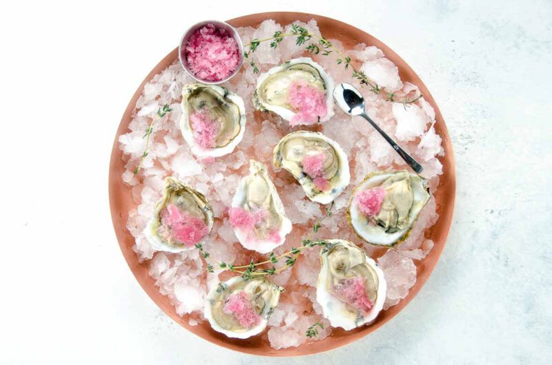 oesters toppings - oesters dressing - oester topping - oesters - oesters vinaigrette