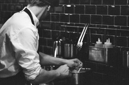 snelle maaltijd op tafel