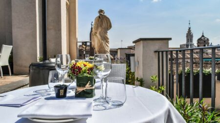 Restaurant Rome met uitzicht - trendy restaurants Rome - beste restaurants in Rome - romantische restaurants in Rome - restaurants rome centrum - lunchen in rome