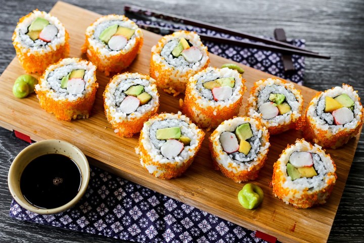 vis recepten - sushi recept - sushi recepten - california maki recept - vis recept - vis eten 